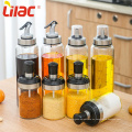 Dispensador de aceite / condimento de borosilicato de muestra GRATUITA de lila